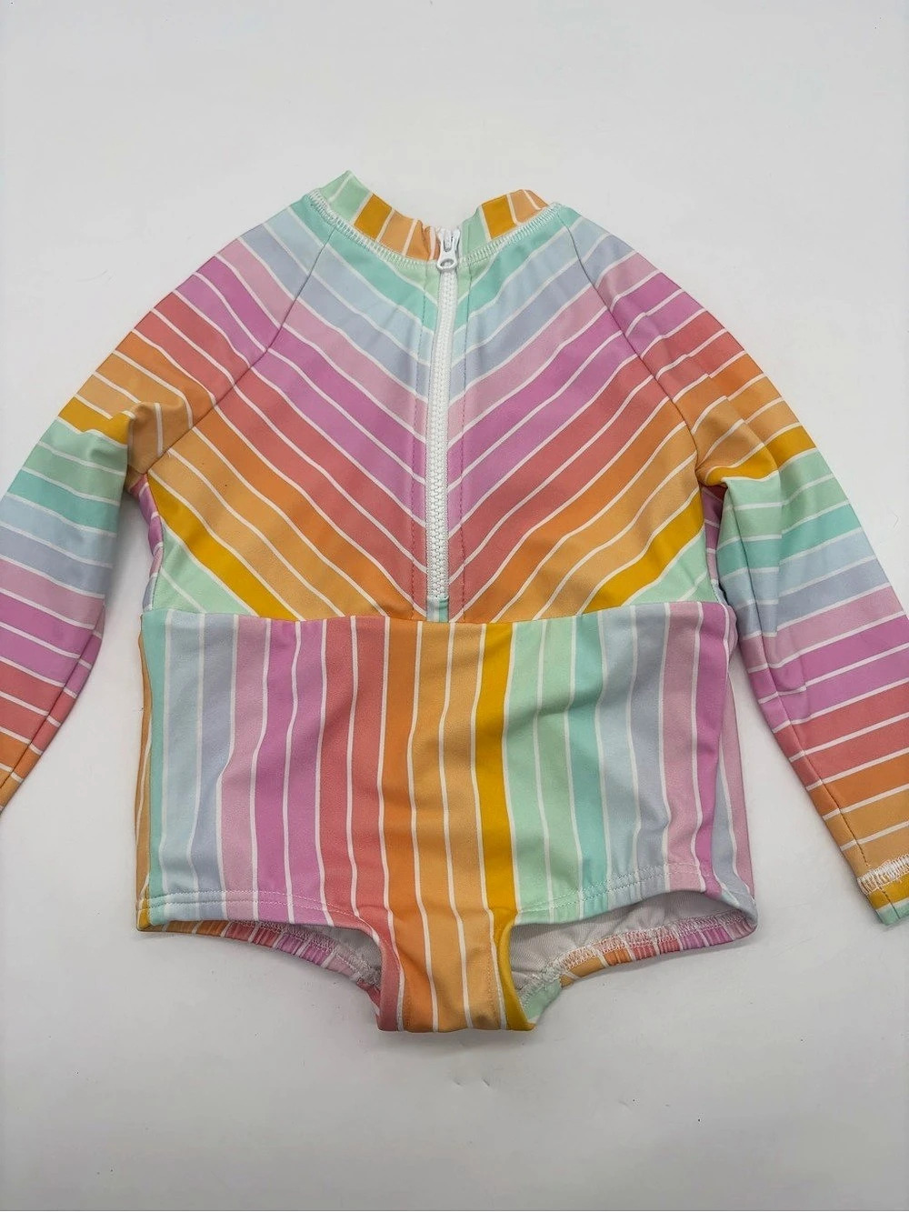 Hanna Andersson Long Sleeve One-Piece Swimsuit Striped Long Sleeve Swimsuit